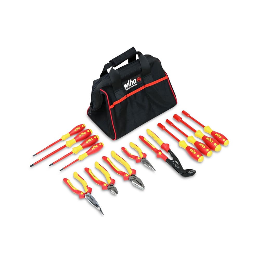 Combination Hand Tool Set: 13 Pc, Insulated Tool Set