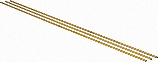 3/32 Inch Outside Diameter x 12 Inch Long, Brass Round Tube