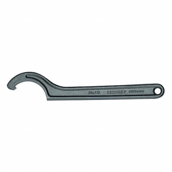 Gedore 6334610 Spanner Wrenches & Sets; Wrench Type: Fixed Hook Spanner ; Minimum Capacity (mm): 58.00 ; Maximum Capacity (mm): 62.00 ; Maximum Capacity (Inch): 2.4444 ; Maximum Capacity (Inch): 2.4444 ; Overall Length (Inch): 9-1/2 