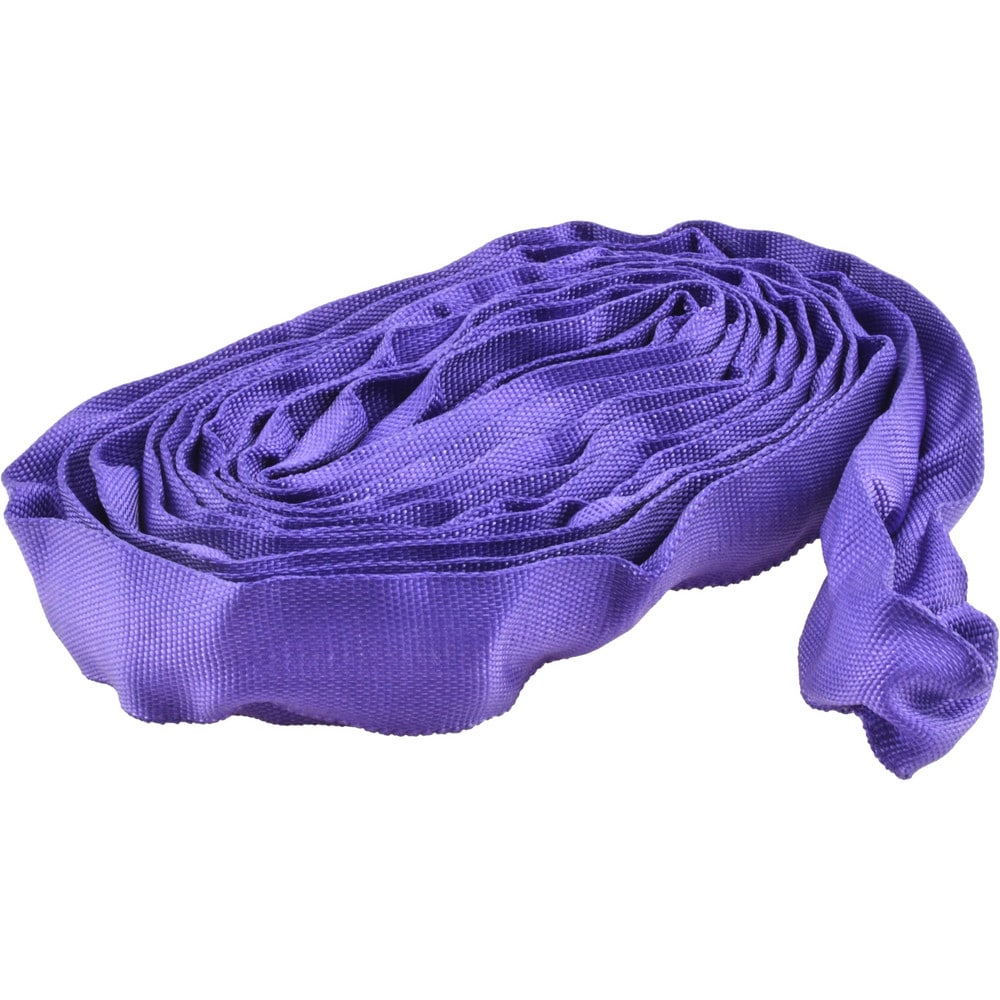 Round Sling: 1" Wide, 10' Long, 1.30 Ton Vertical, Polyester