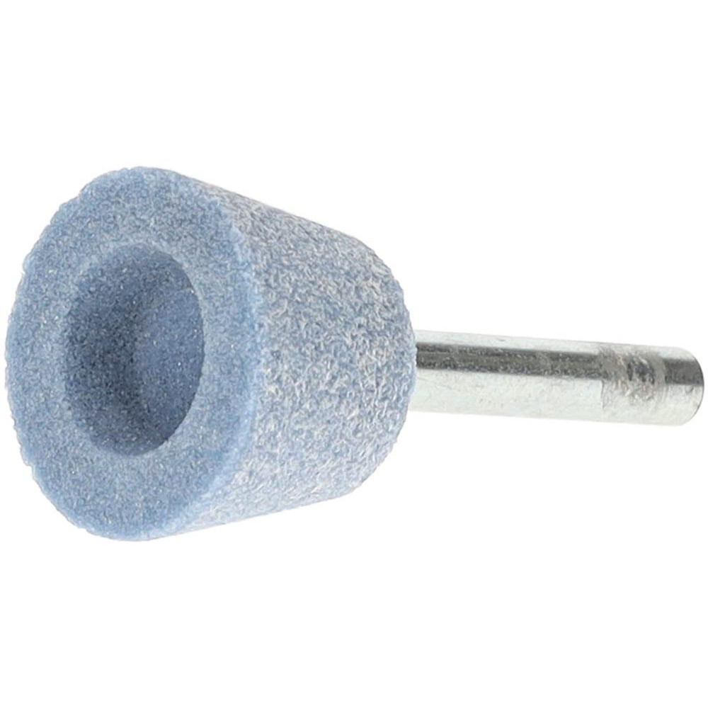 Photos - Abrasive Wheel / Belt Tru-Maxx Mounted Point: 5/8" Thick, 1/4" Shank Dia, A32, 60 Grit, Medium - Blue, Aluminum Oxide, 1-1/2" Shank Length | Part