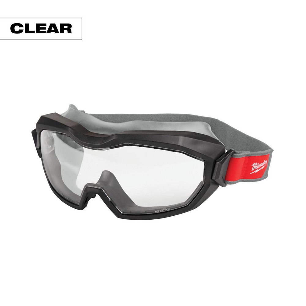 Safety Goggles; Protection Type: Dust; Splash ; Lens Coating Properties: Anti-Fog & Anti-Scratch ; Type: Safety Goggles ; Vent Type: Ventless ; Lens Color: Clear ; Lens Material: Polycarbonate