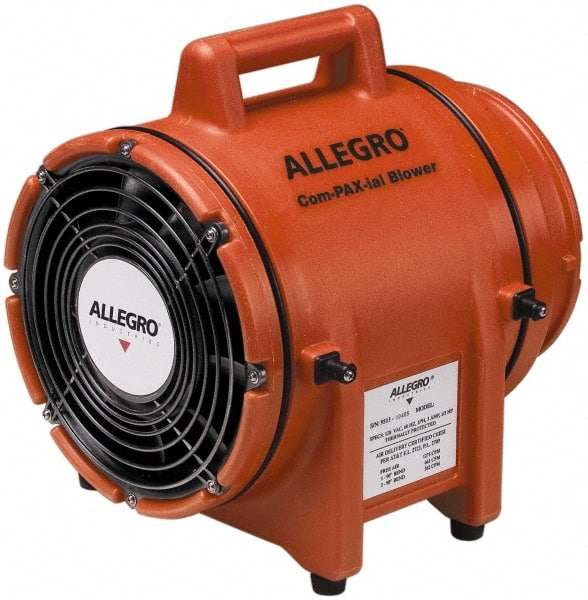 Allegro 9538 1-Speed 115V 0.33 hp 8" Inlet/Outlet Electric (AC) Axial Blower 