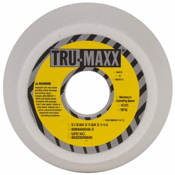 Tru-Maxx 66253269586 Tool & Cutting Grinding Wheel: 5" Dia, 46 Grit, K Hardness, Type 11 Image