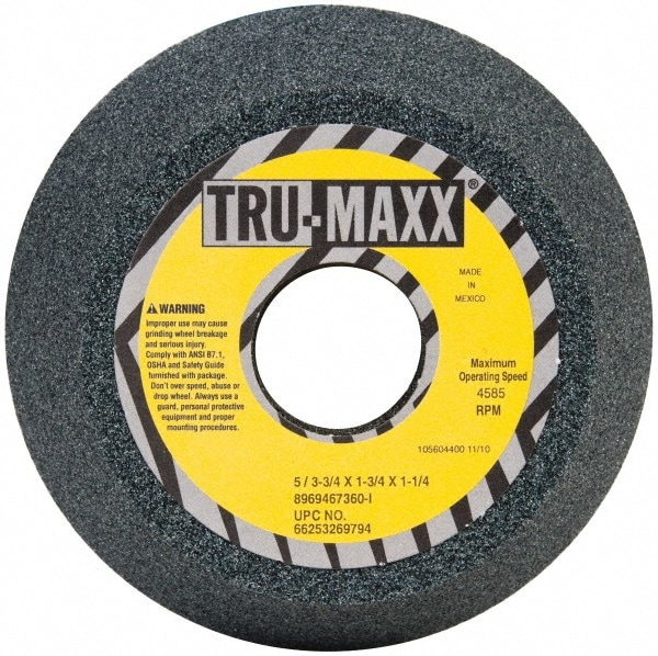 Tru-Maxx 66253269794 Tool & Cutting Grinding Wheel: 5" Dia, 60 Grit, I Hardness, Type 11 Image