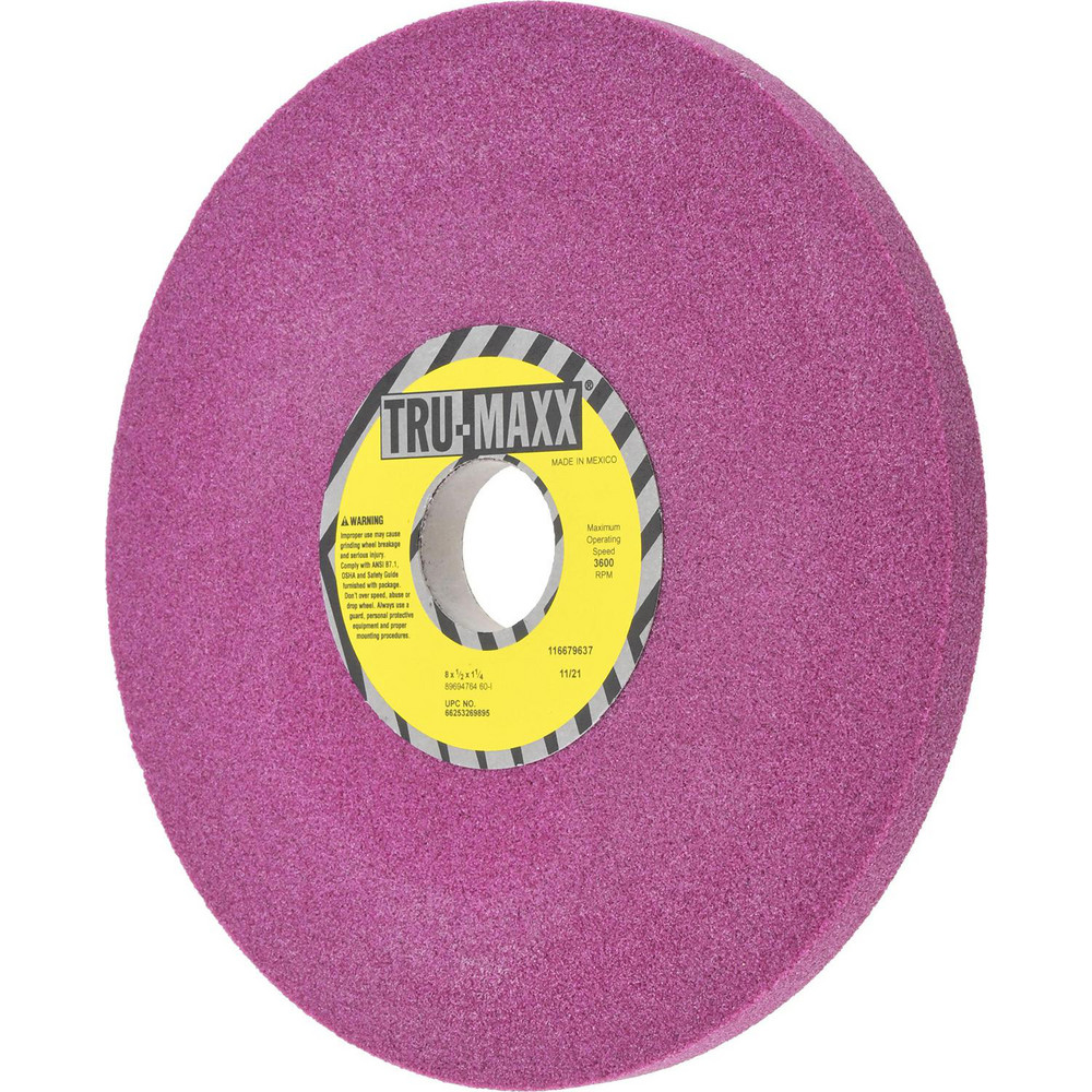 TruMaxx Surface Grinding Wheel 8" Dia, 1/2" Thick, 11/4" Arbor, 60