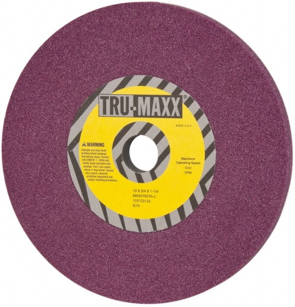 Tru Maxx Surface Grinding Wheel 10 Dia 3 4 Thick 1 1 4