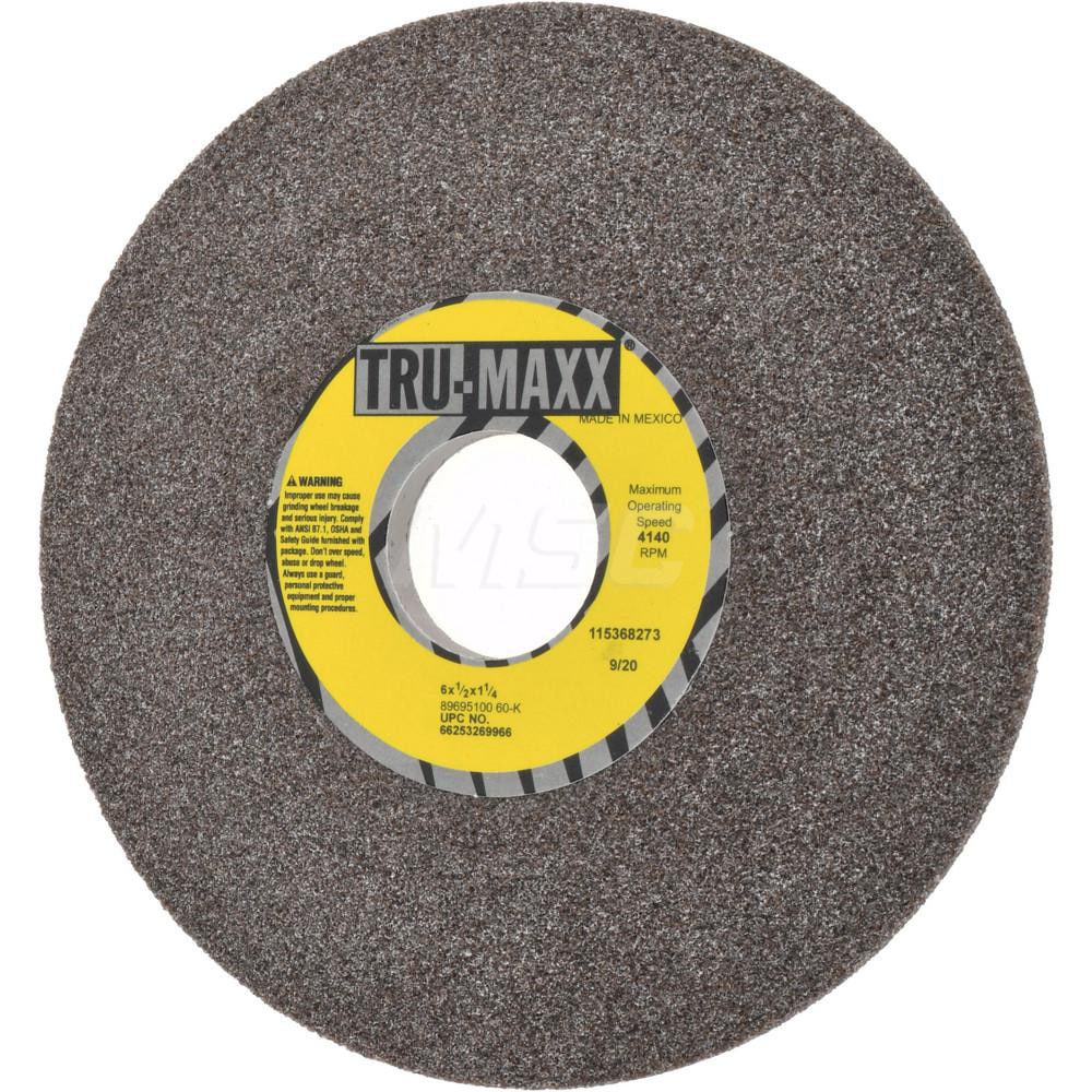 Tru-Maxx 66253269966 Tool & Cutting Grinding Wheel: 6" Dia, 60 Grit, K Hardness, Type 12 Image