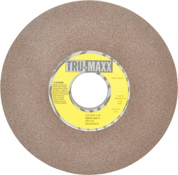 Tru-Maxx 66253269976 Tool & Cutting Grinding Wheel: 6" Dia, 80 Grit, K Hardness, Type 12 Image