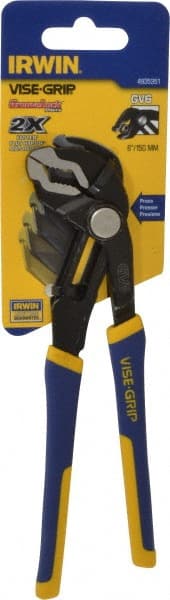 Irwin 4935351 Tongue & Groove Plier: Broached V-Jaw 