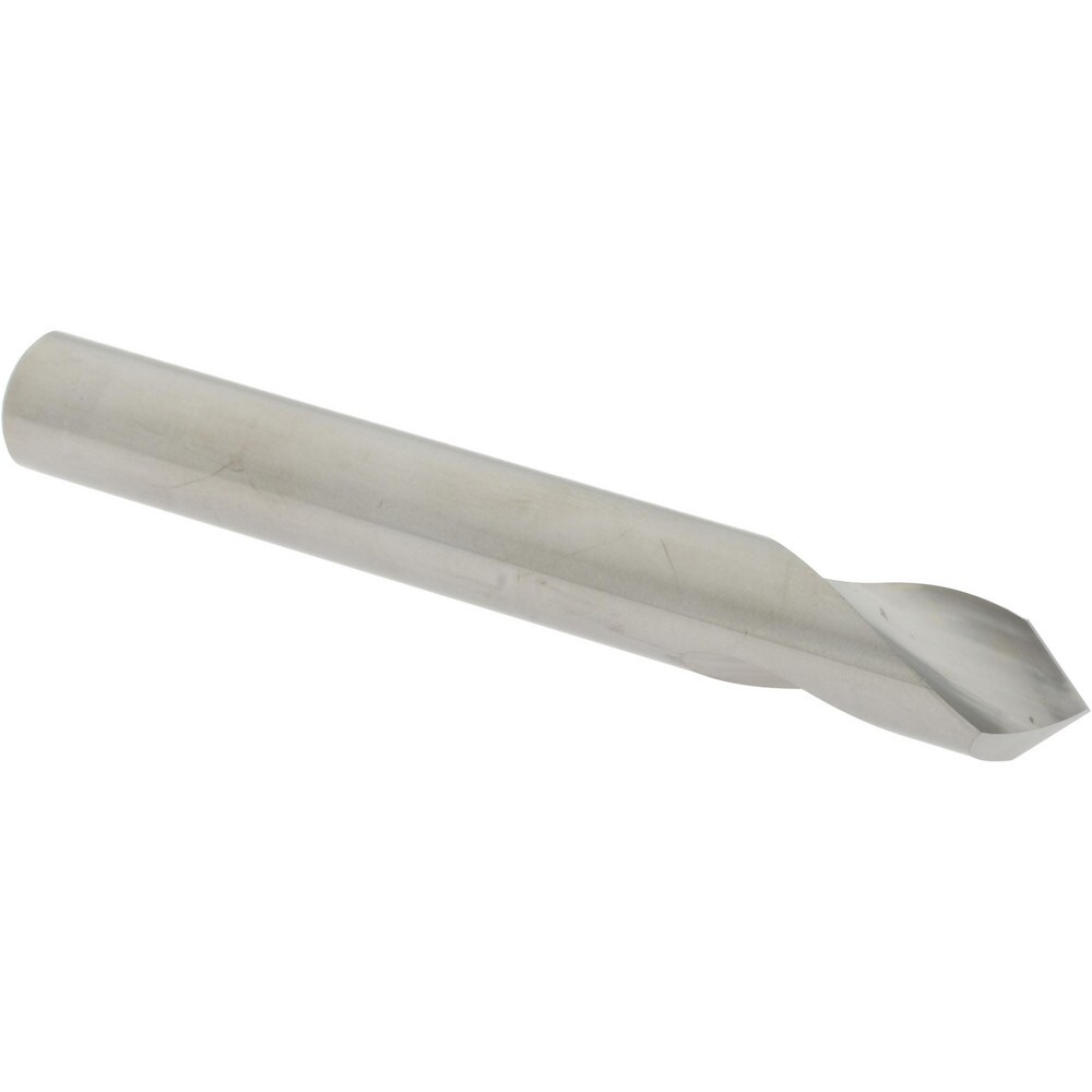 90° 3" OAL 2-Flute Solid Carbide Spotting Drill