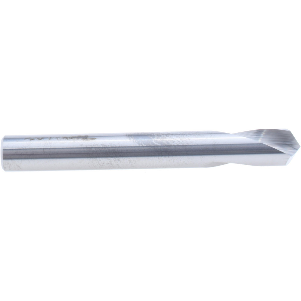 Spotting Drill: 3/8" Dia, 120 ° Point, 3" OAL, Solid Carbide