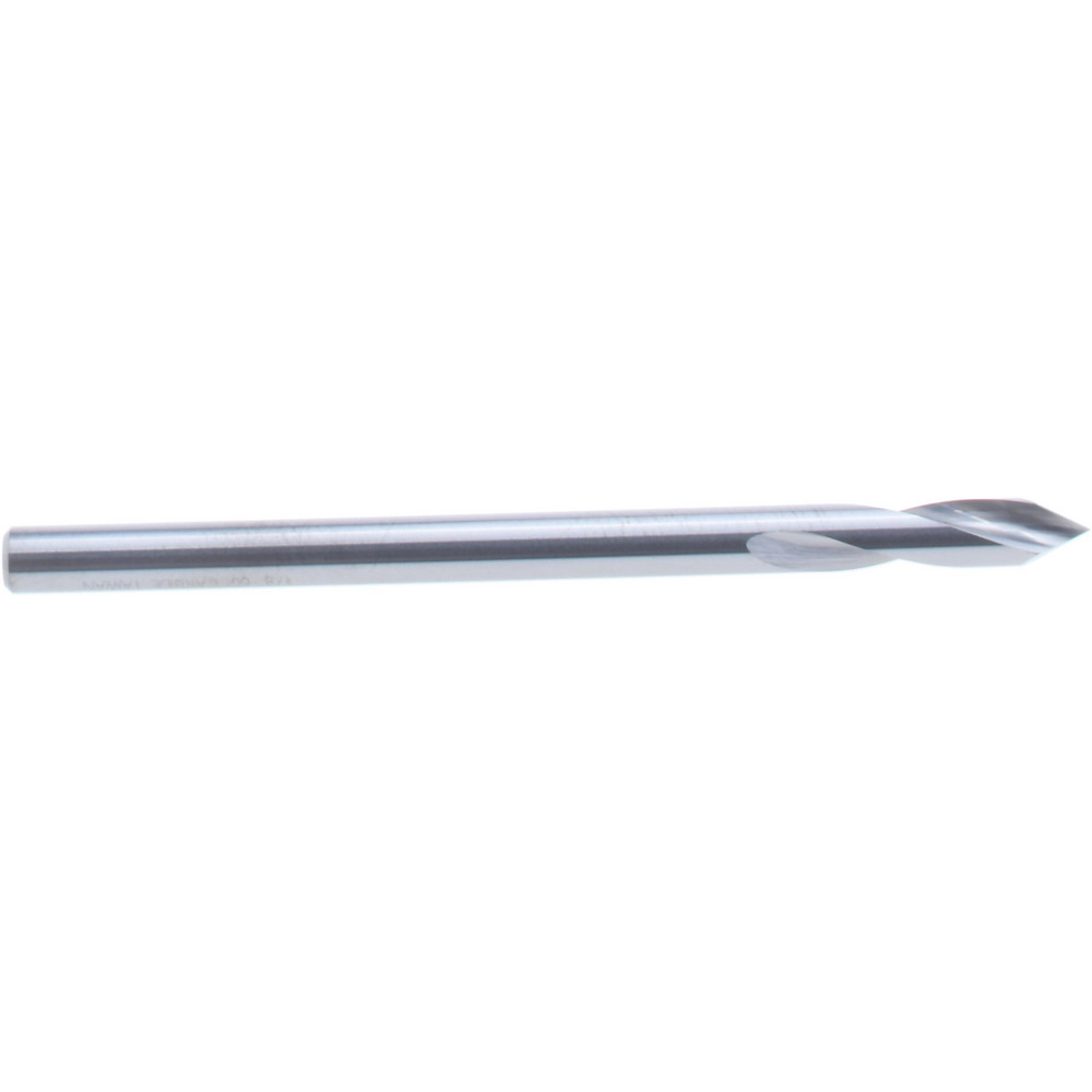 Spotting Drill: 1/8" Dia, 60 ° Point, 2" OAL, Solid Carbide