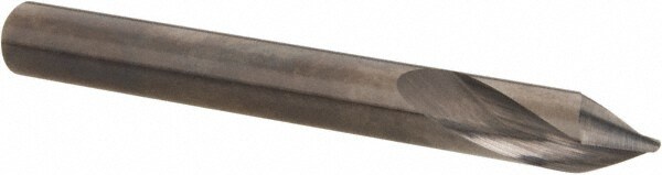 60° 2-1/2" OAL 2-Flute Solid Carbide Spotting Drill