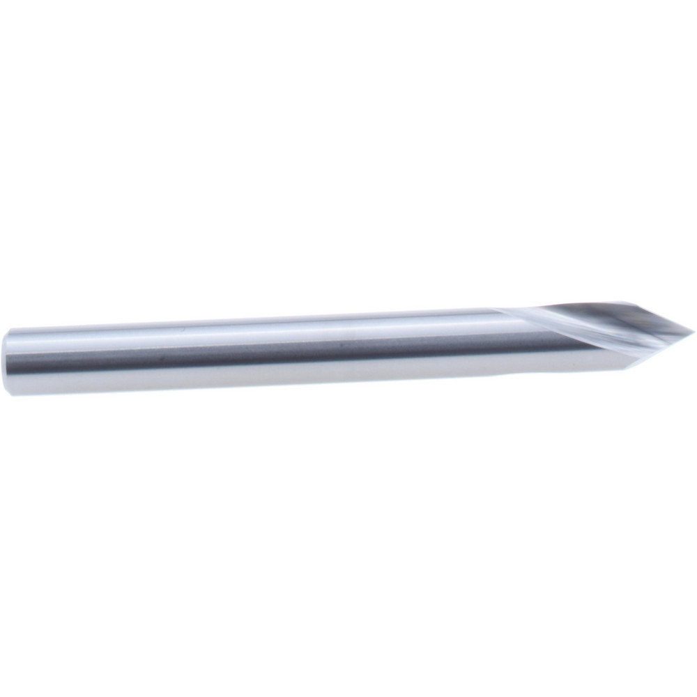 Spotting Drill: 1/4" Dia, 60 ° Point, 2-1/2" OAL, Solid Carbide