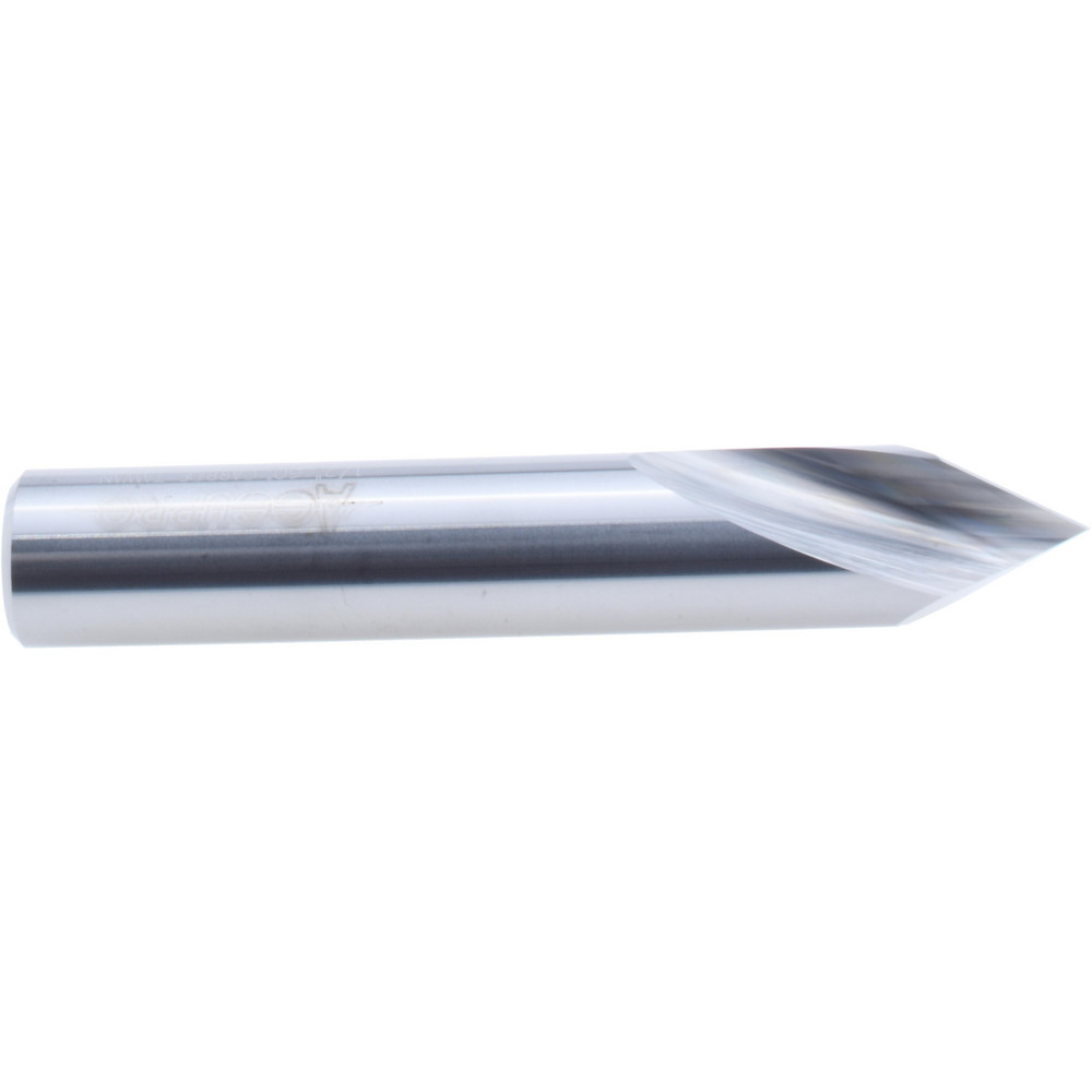 Spotting Drill: 1/2" Dia, 60 ° Point, 3" OAL, Solid Carbide