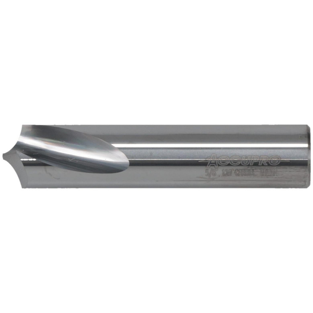 Photos - Drill / Screwdriver Accupro High Performance Holemaking Spotting Drill: 5/8" Dia, 120 deg, 3" OAL, Solid Carbide - 1-1/4" Flute Length, 5/8" Sha