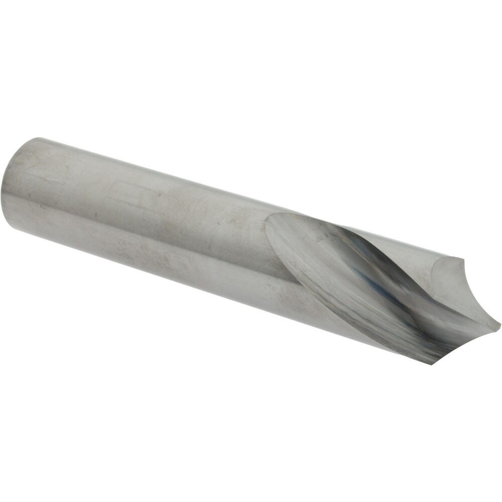 90° 4" OAL 2-Flute Solid Carbide Spotting Drill