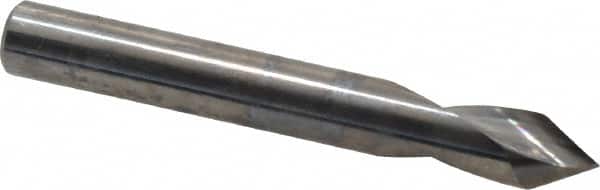 2-1/2 Overall Length Solid Carbide Tool 3/8 Drill Diameter 1 Flute Length Micro 100 SPD-375-082 82° Included Drill Point Spotting and Centering Drill 