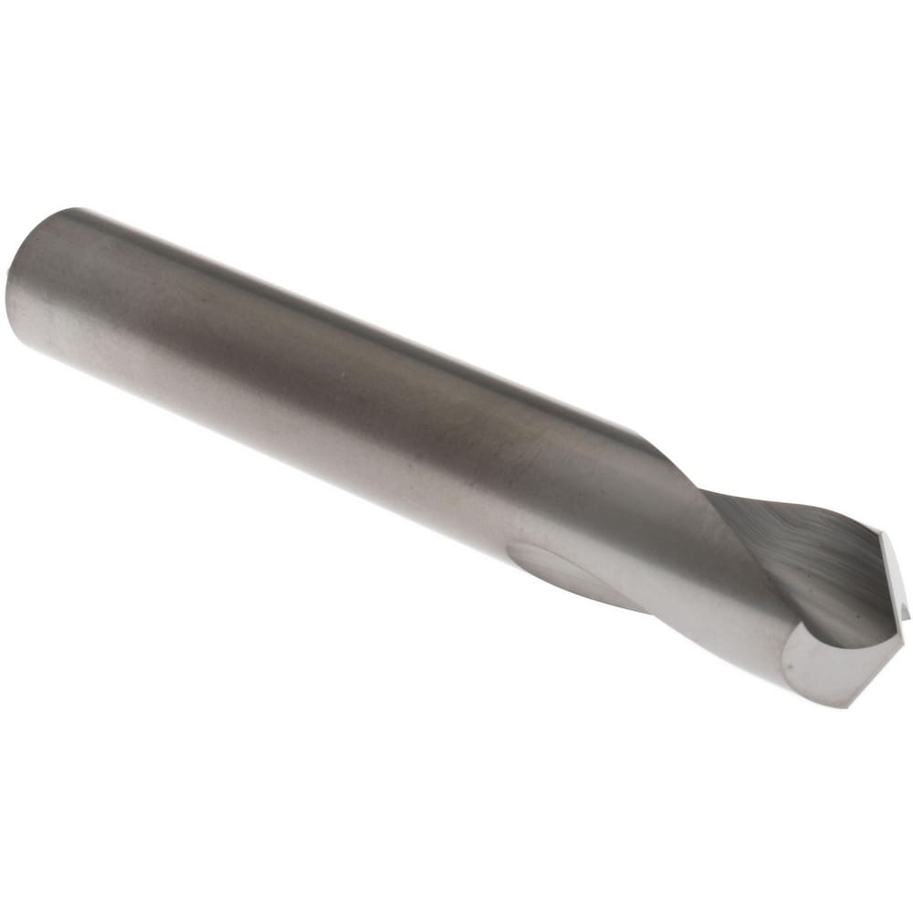 Spotting Drill: 10 mm Dia, 120 ° Point, 70 mm OAL, Solid Carbide