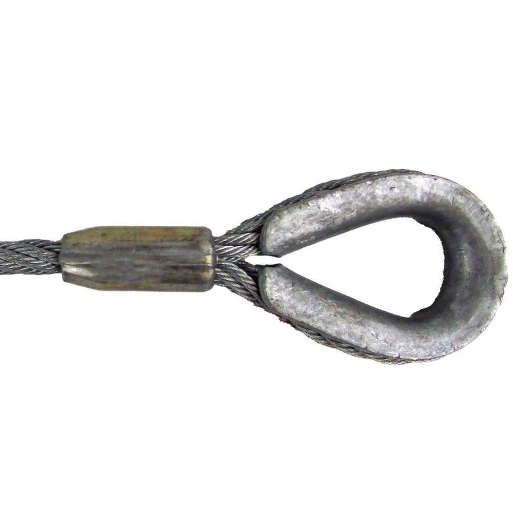 Lift-All - Eye & Eye Wire Rope Sling: 5/8