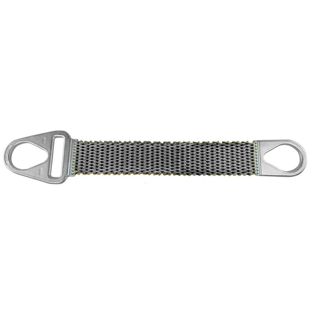 Wire Mesh Sling: Triangle & Choker, Type 1, 4" Wide, 10 ga, 10' Sling Length, 4800 lb Vertical, 4800 lb Choker, 9600 lb Basket, Steel