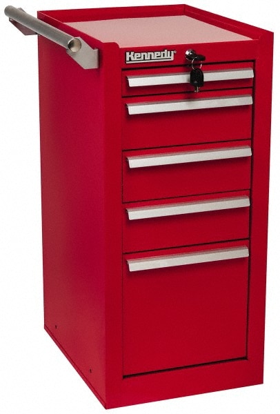  Kennedy Manufacturing 185XR 14 5-Drawer Industrial Side Cabinet,  Industrial Red : Tools & Home Improvement