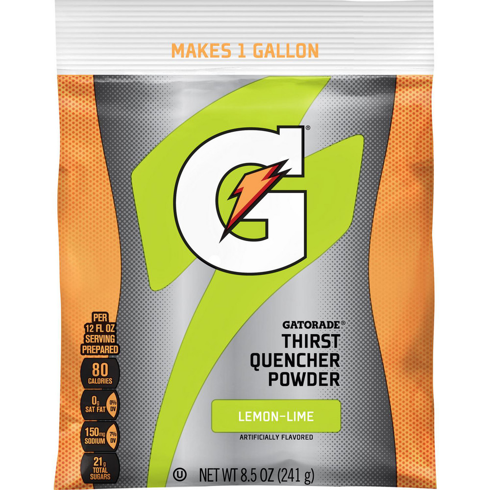 Activity Drink: 8.5 oz, Packet, Lemon-Lime, Powder, Yields 1 gal