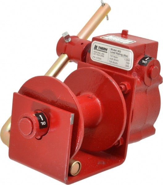 THERN 462 1000/400 Lbs. Load Limit Worm Gear Hand Winch 