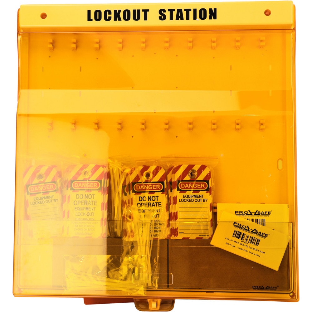 Lockout Device & Tag Station: Equipped, Polycarbonate