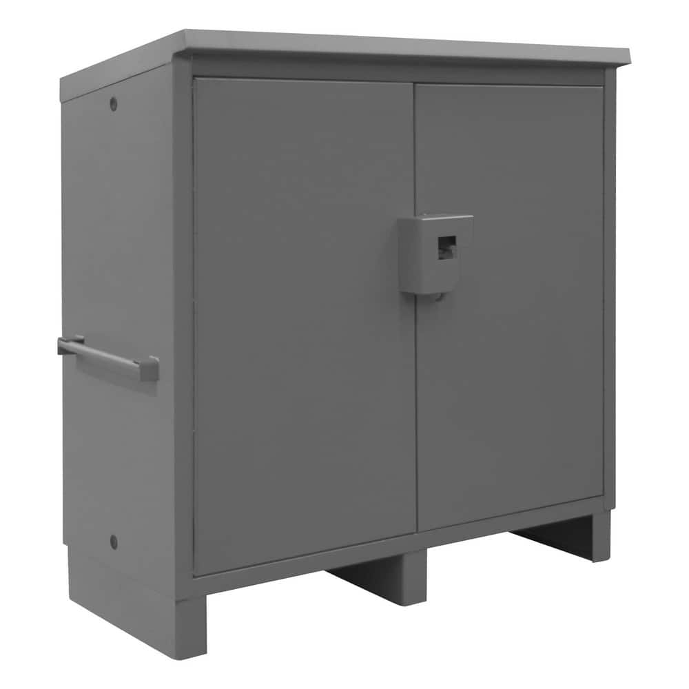 Locking Steel Storage Cabinet: 60" Wide, 24" Deep, 60" High