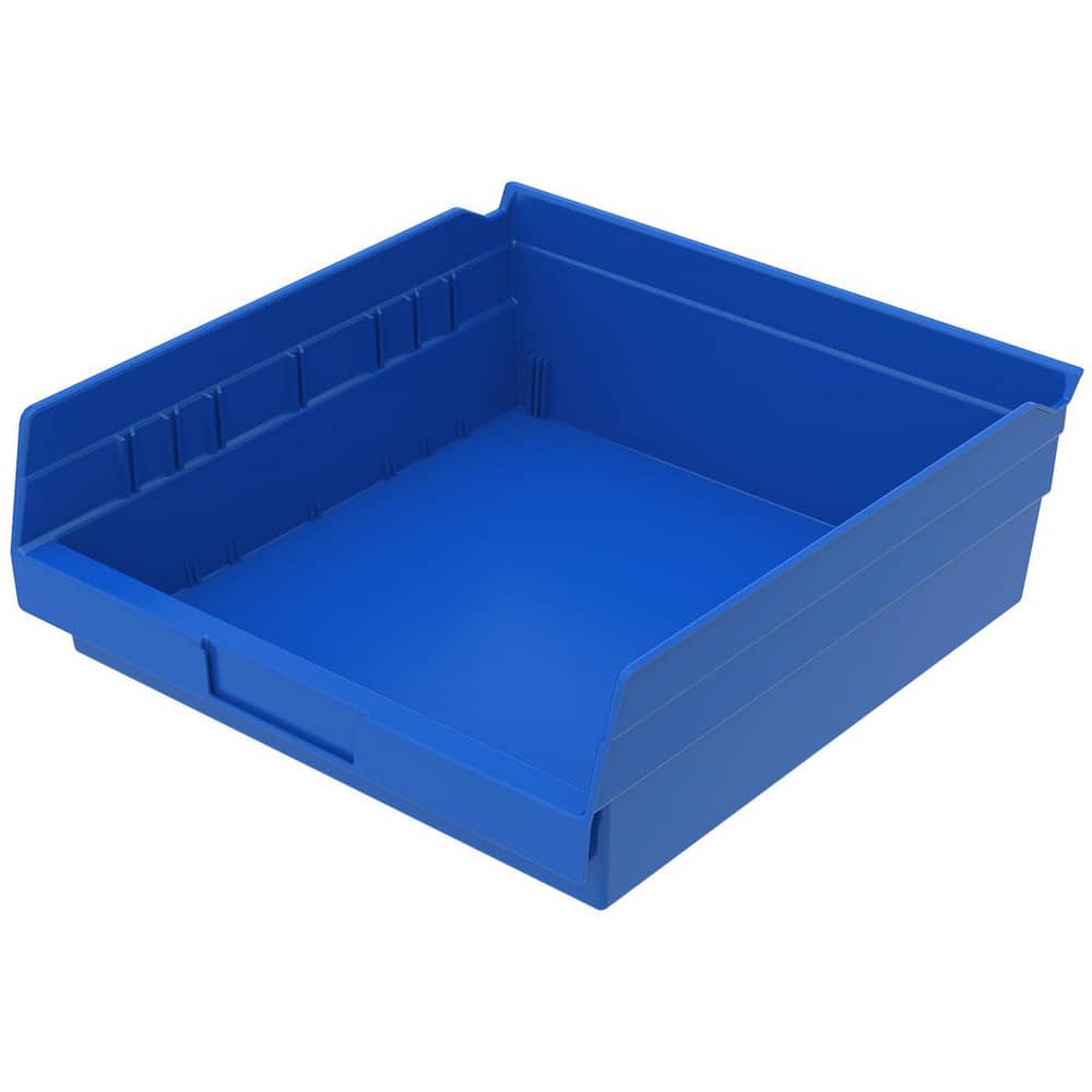 AKRO-MILS 30170 BLUE Plastic Hopper Shelf Bin: Blue 