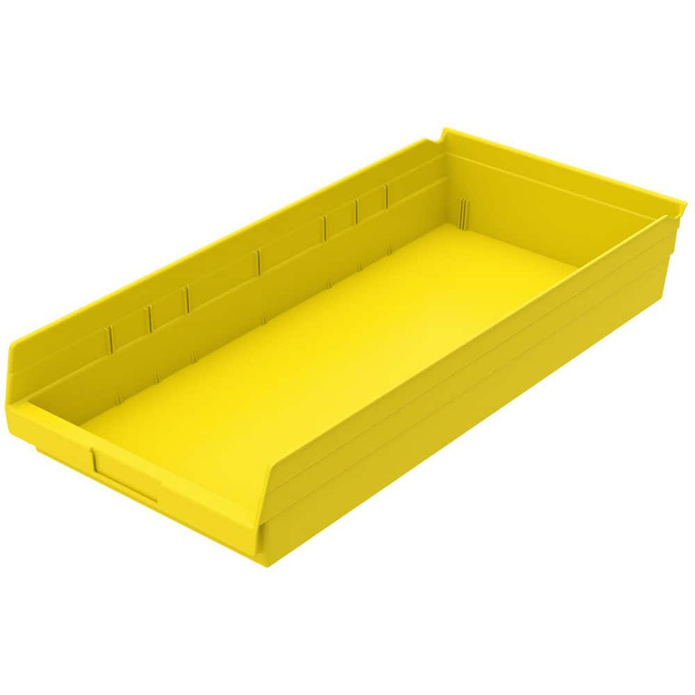 AKRO-MILS 30174 YELLOW Plastic Hopper Shelf Bin: Yellow 