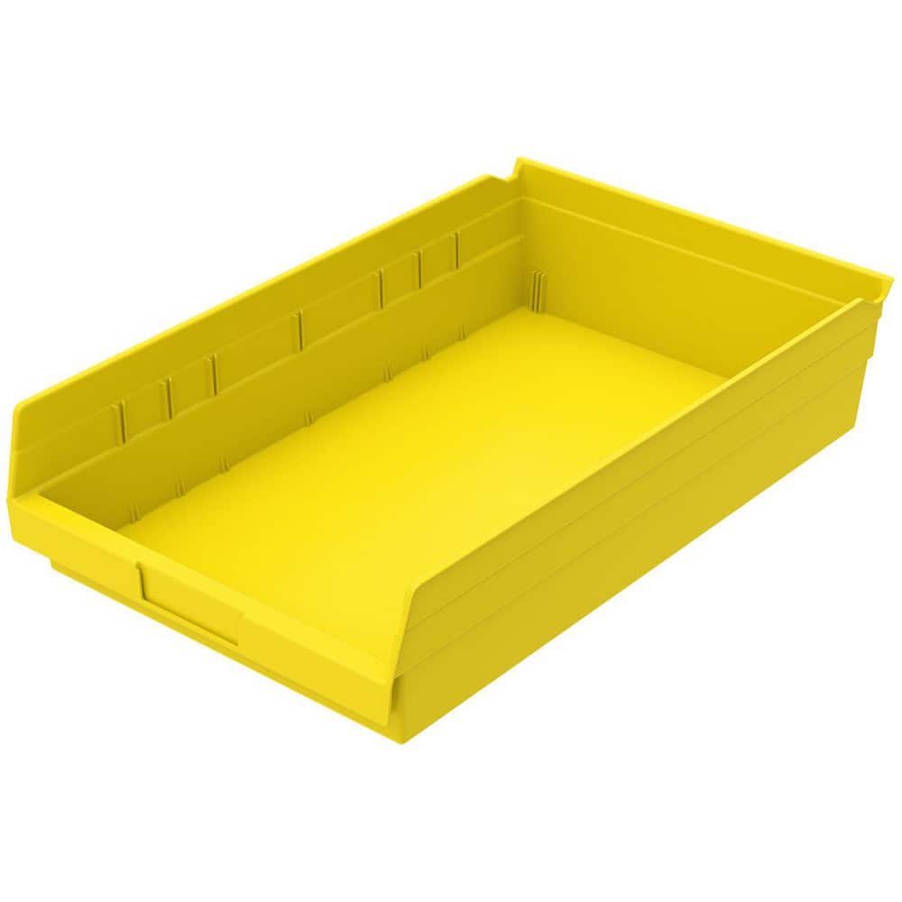 AKRO-MILS 30178 YELLOW Plastic Hopper Shelf Bin: Yellow 