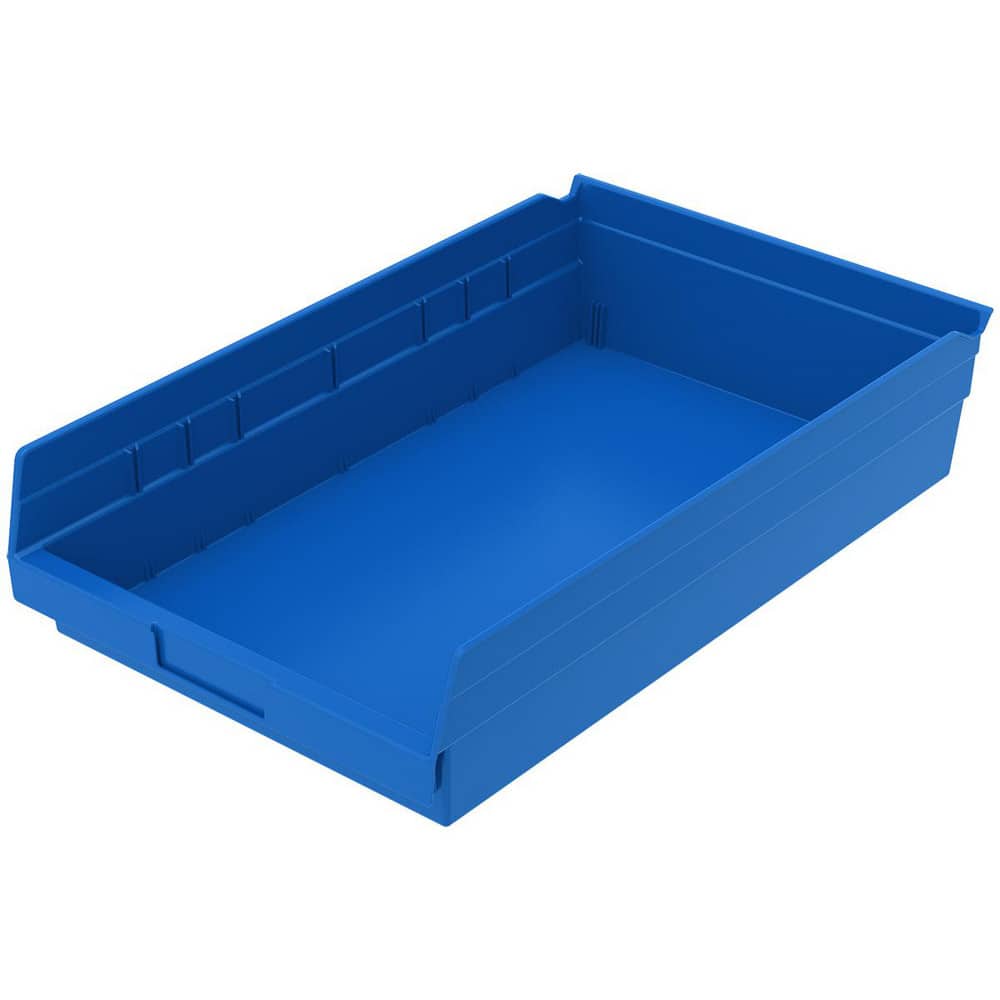AKRO-MILS 30178 BLUE Plastic Hopper Shelf Bin: Blue 