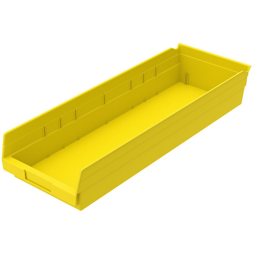 AKRO-MILS 30184 YELLOW Plastic Hopper Shelf Bin: Yellow Image