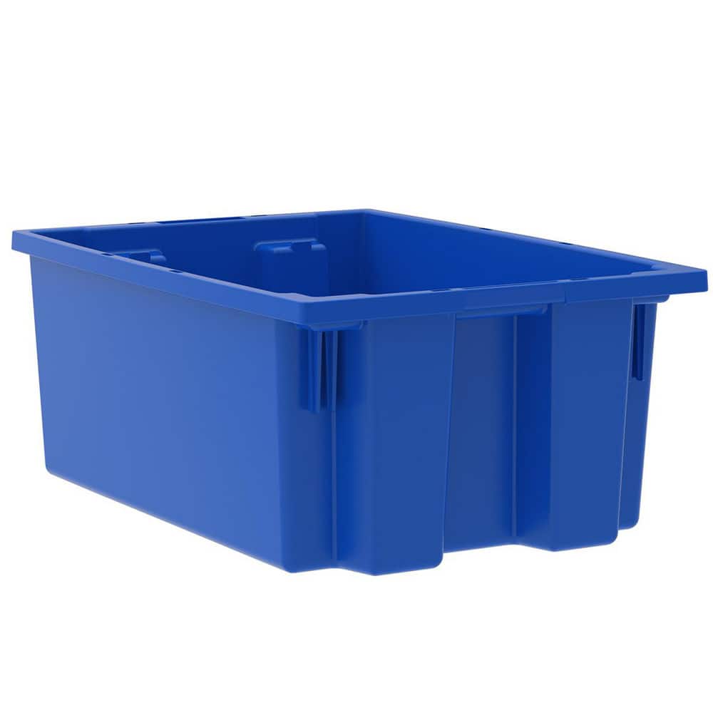 AKRO-MILS 35200 BLUE Polyethylene Storage Tote: 55 lb Capacity 
