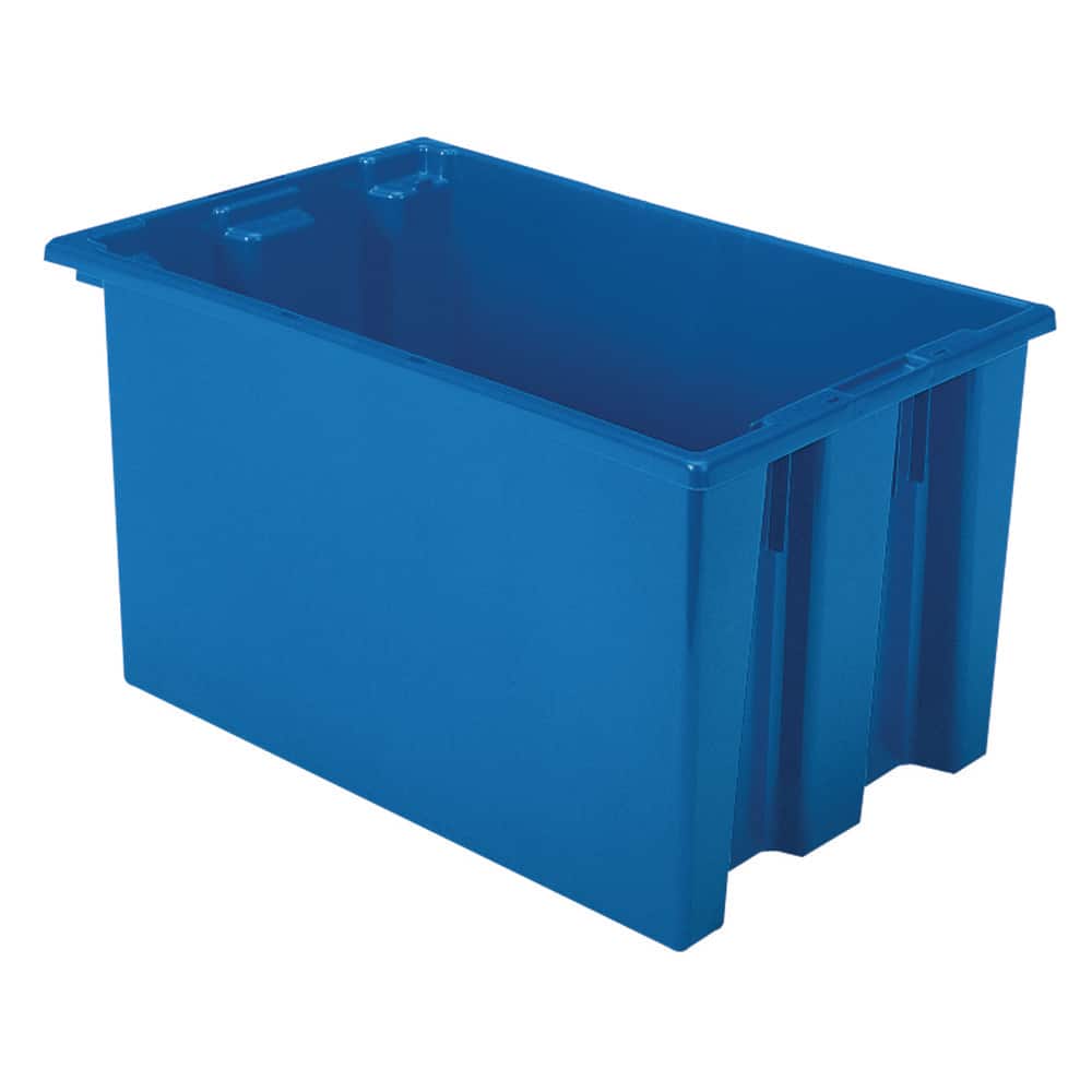 AKRO-MILS 35240 BLUE Polyethylene Storage Tote: 75 lb Capacity 