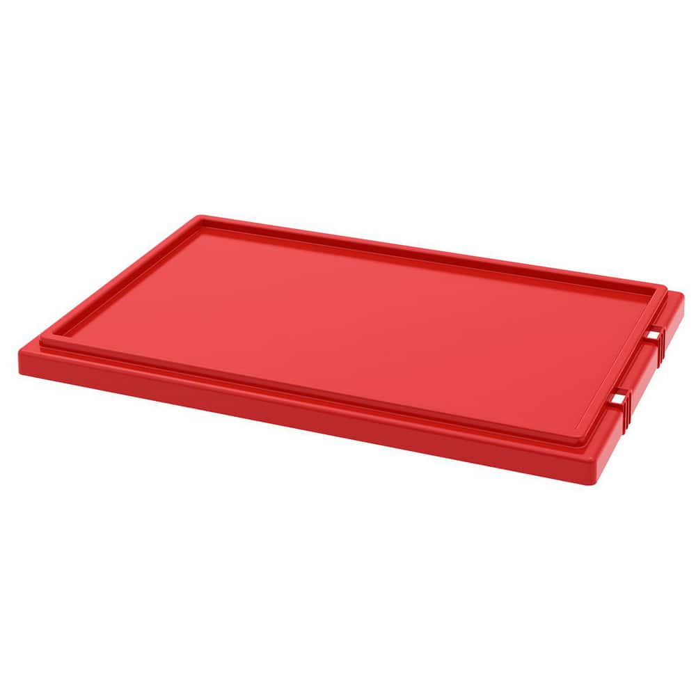 23.8" Long x 15.8" Wide x 0.8" High Red Lid