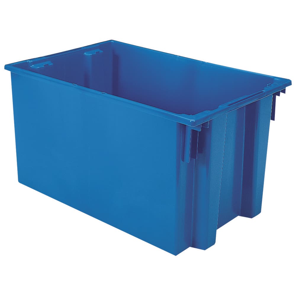 AKRO-MILS 35300 BLUE Polyethylene Storage Tote: 100 lb Capacity 