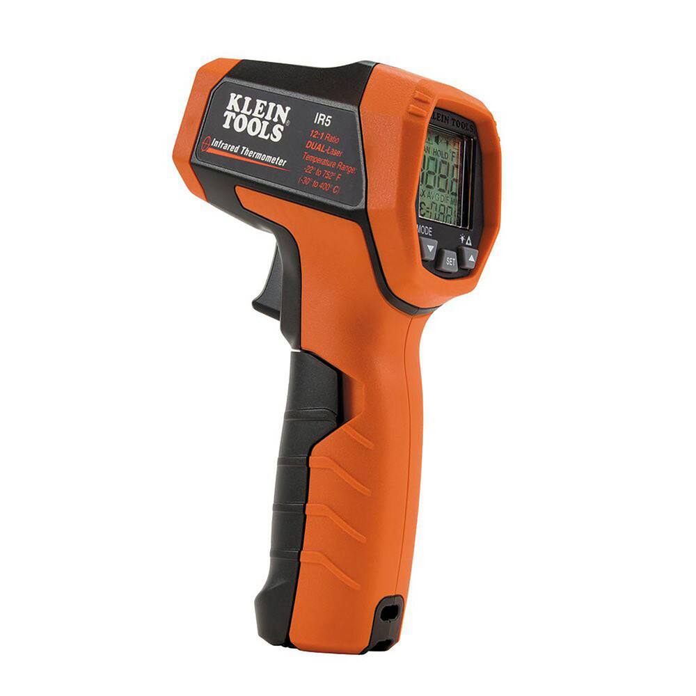 Infrared Thermometers; Display Type: Backlit LCD ; Accuracy: +/- 40 F or +/- 2%; Accuracy Below Freezing is +/- 40 F Plus 0.2 Degrees Per Degree Below 320 F ; Compatible Surface Type: Dark; Dull; Light; Shiny ; Resolution: 0.1F (0.1 C)