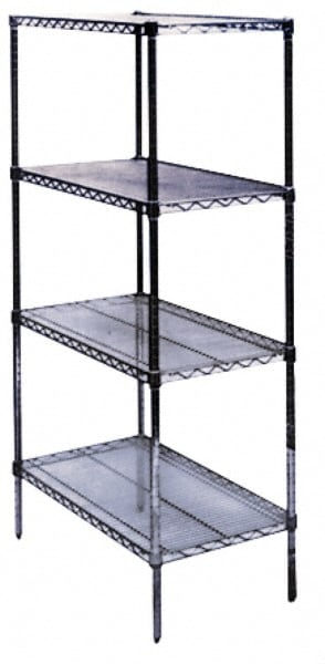 72" Wide, 63" High, Open Shelving Eagle MHC Wire Shelving - Starter Unit