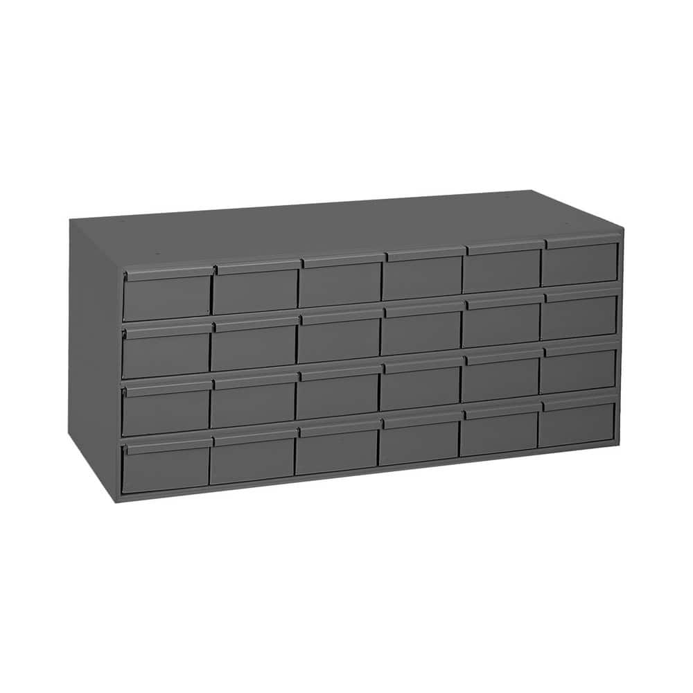 MSC Durham LP24-CLEAR 24 Compartment Clear Small Parts Compartment Box