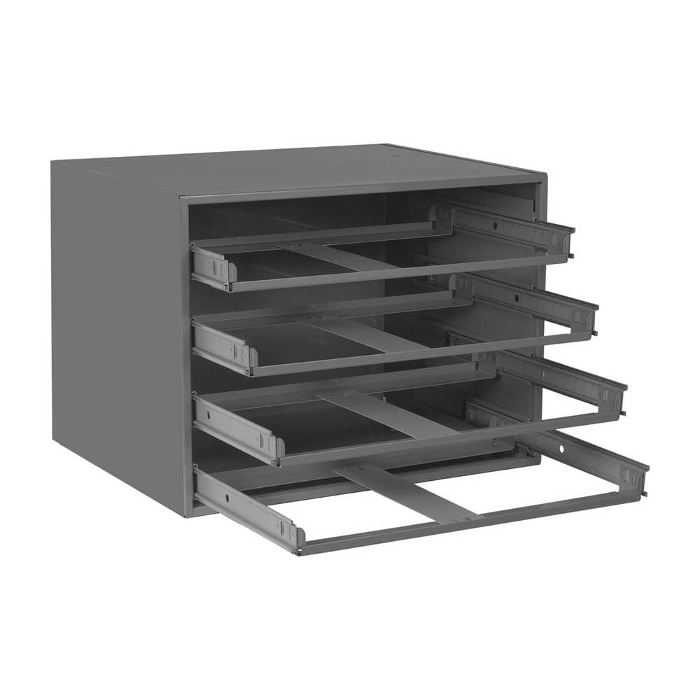 Durham - Small Parts Storage Box: 32 Compartments, 18.31″ OAW, 12.43 OAD,  3.06 OAH - 45647518 - MSC Industrial Supply