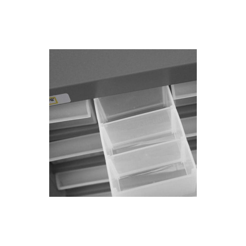 Durham Gray Steel Cabinet 64 Plastic Drawer 317-95