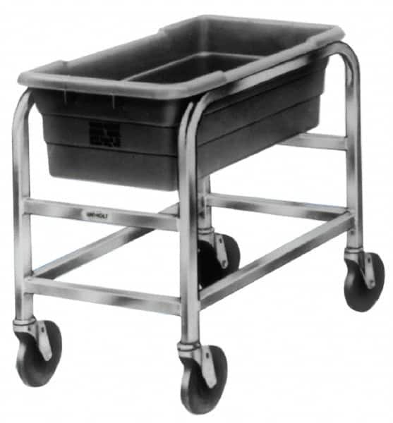 Details about   Pro Tote Cart 2 Slots 2 Totes Aluminum 16" Wide x 28" Long x 33" High 06971 