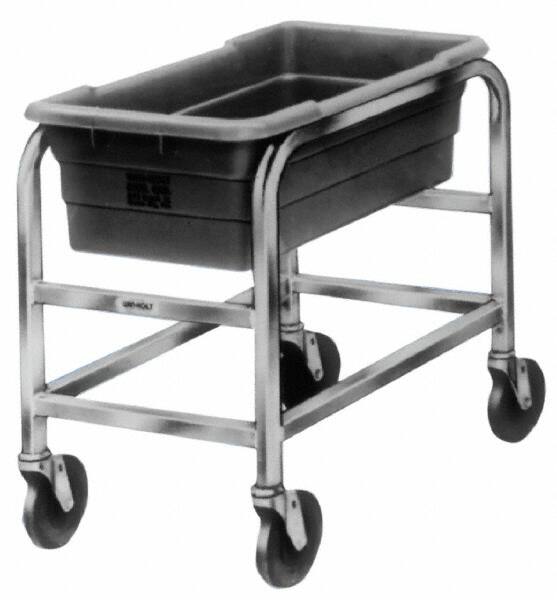 Tote Utility Cart: Aluminum, Gray