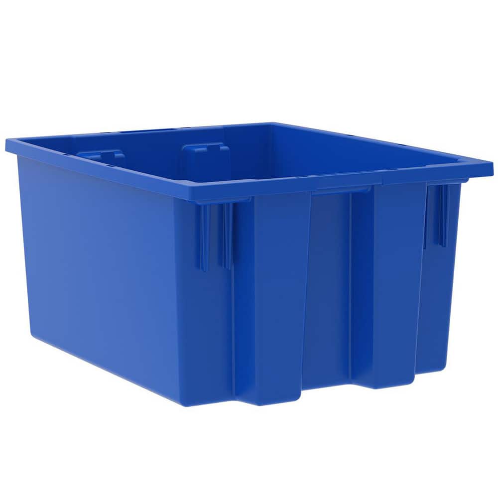 AKRO-MILS 35190 BLUE Polyethylene Storage Tote: 65 lb Capacity 