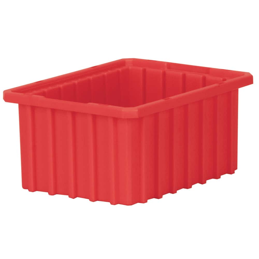 AKRO-MILS 33105 RED Polypropylene Dividable Storage Tote: 25 lb Capacity 