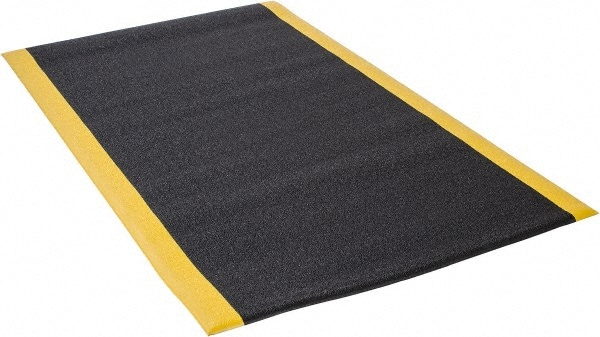 Anti-Fatigue Mat: 5' Long, 3' Wide, 3/8 Thick, Urethane, Rounded Edges, Light-Duty